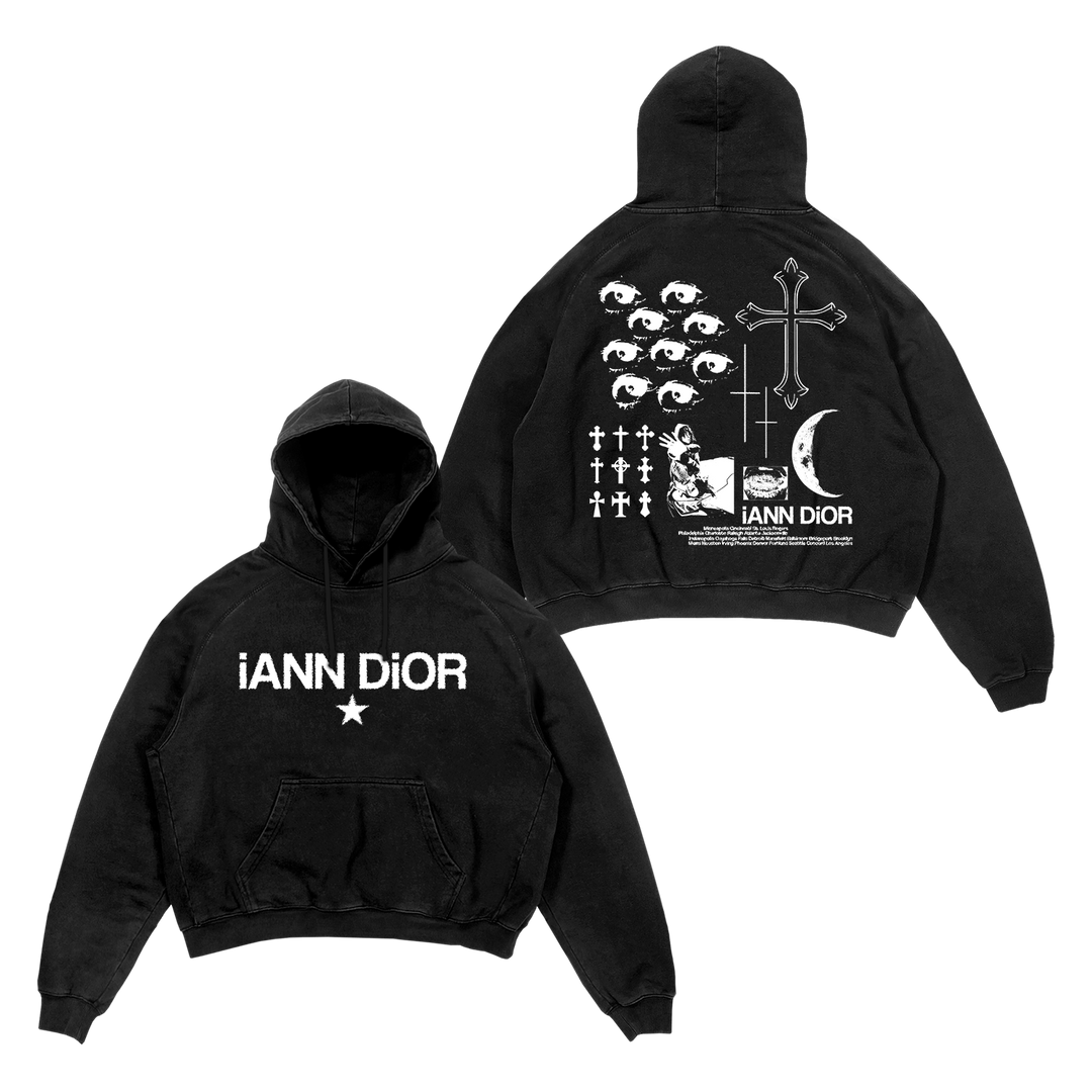 Iann Dior Cross Hoodie
